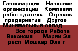 Газосварщик › Название организации ­ Компания-работодатель › Отрасль предприятия ­ Другое › Минимальный оклад ­ 30 000 - Все города Работа » Вакансии   . Марий Эл респ.,Йошкар-Ола г.